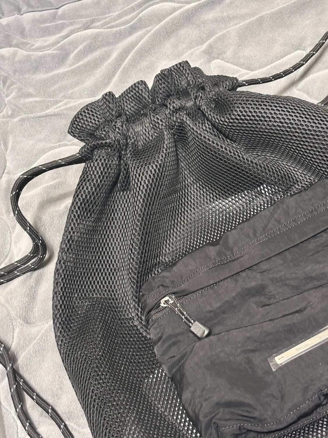 [새상품]마뗑킴 카고 메쉬 백팩 상품이미지5