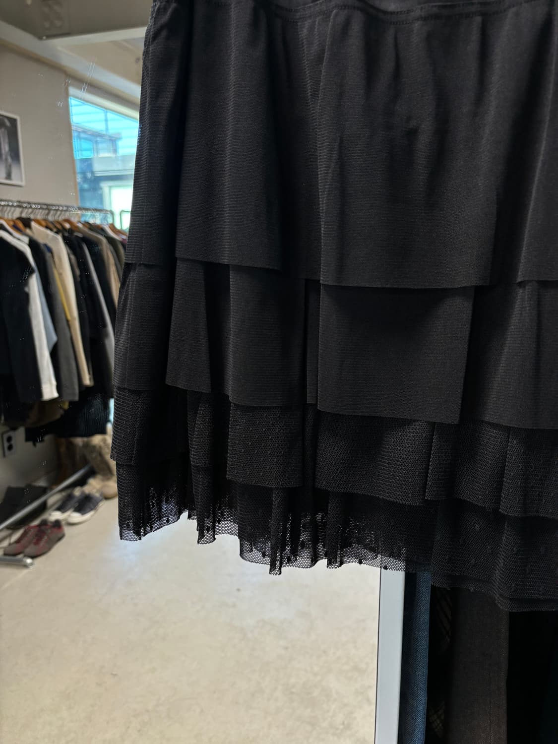 히로코 비스 에센셜 레이어드 프릴 스커트 상품이미지3