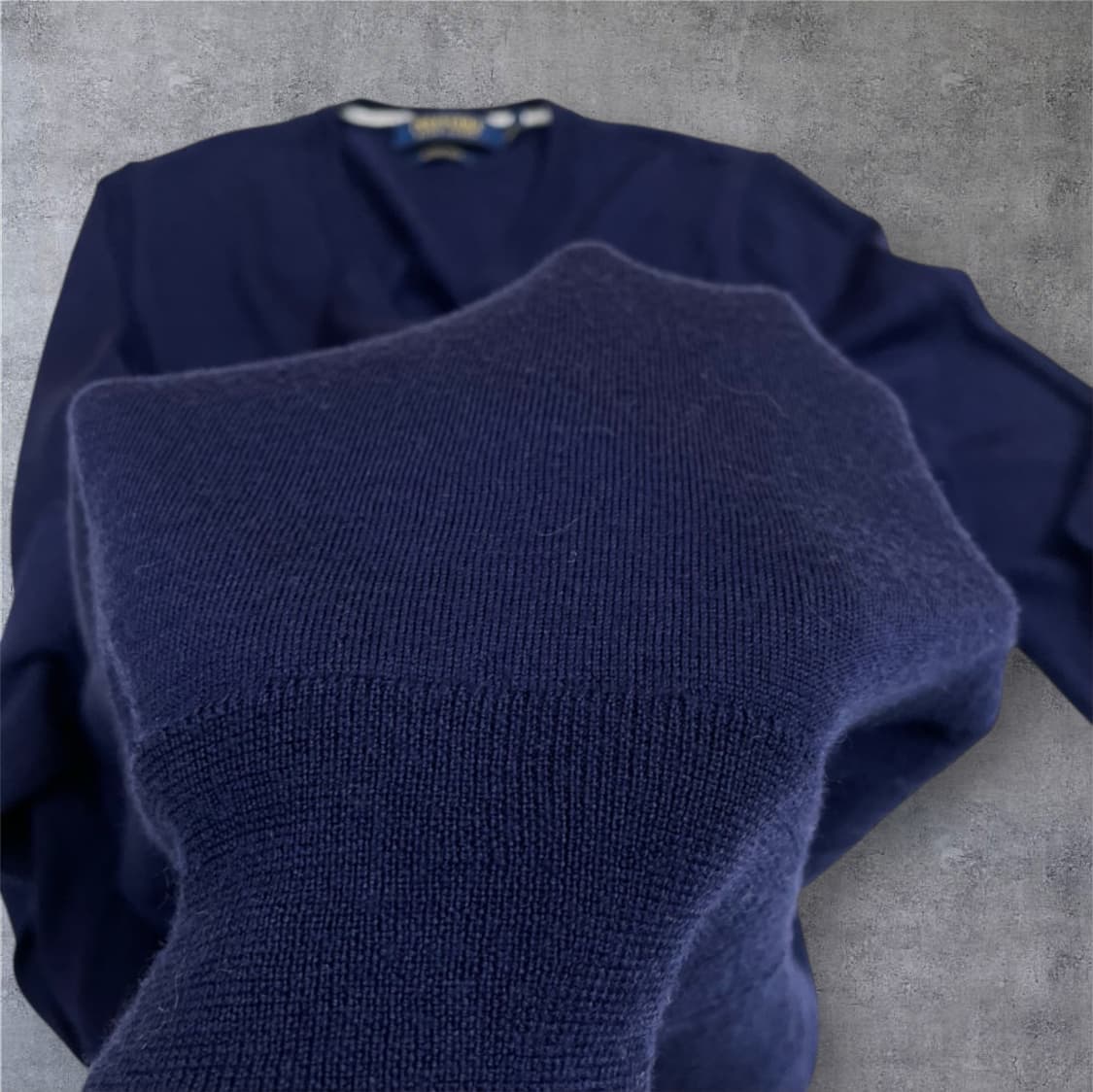 폴로 랄프로렌 골프 네이비 메리노울 브이넥 니트 S 상품이미지5
