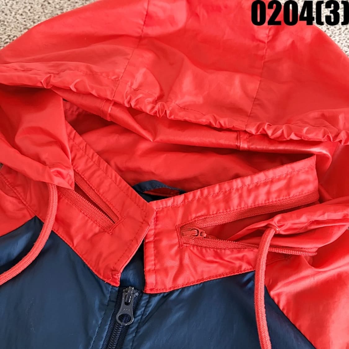 [105(L)] 나이키 배색 바람막이 후드 집업 0204(3) 상품이미지3