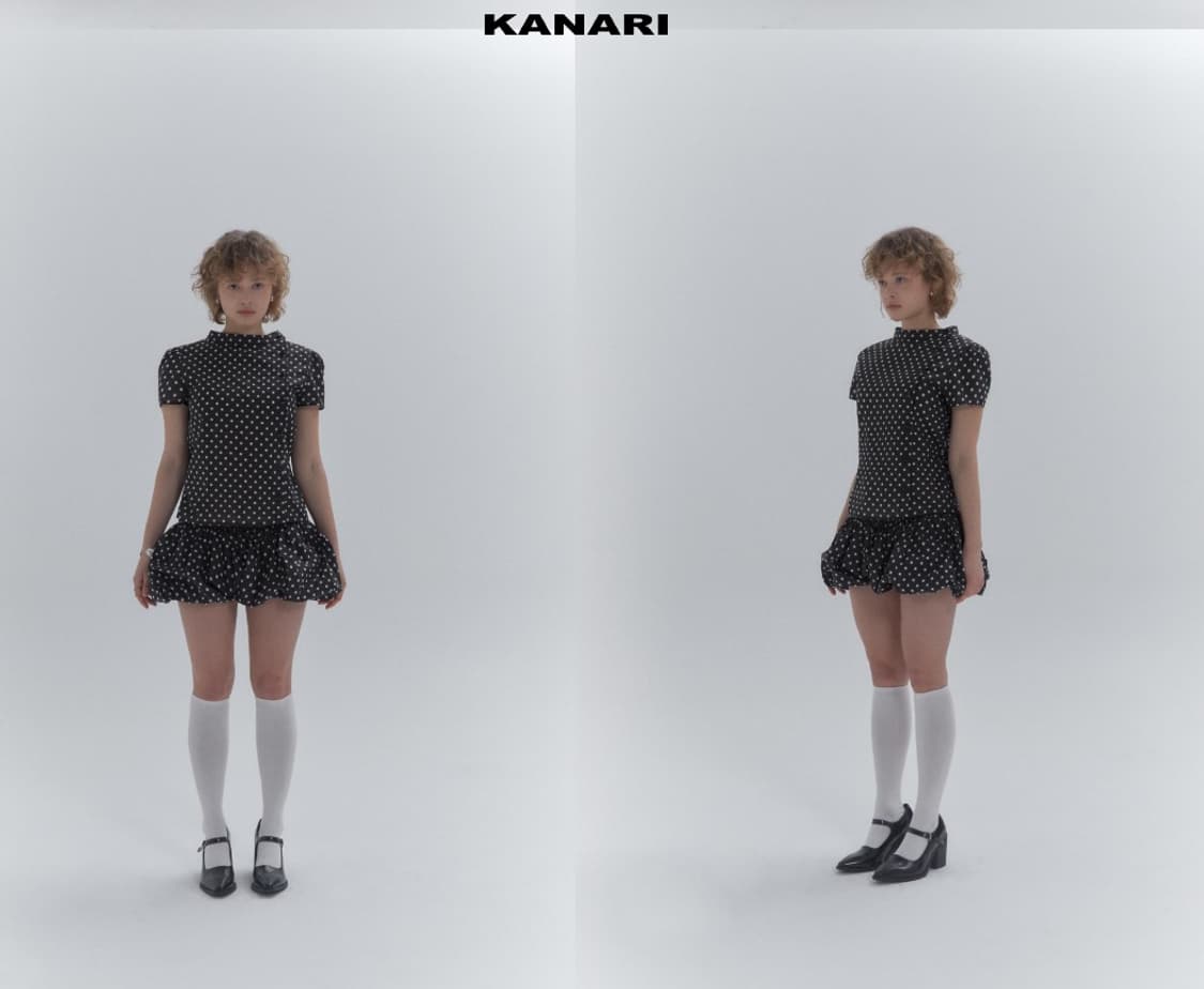 kanari 벌룬 팬츠_ 도트 상품이미지1