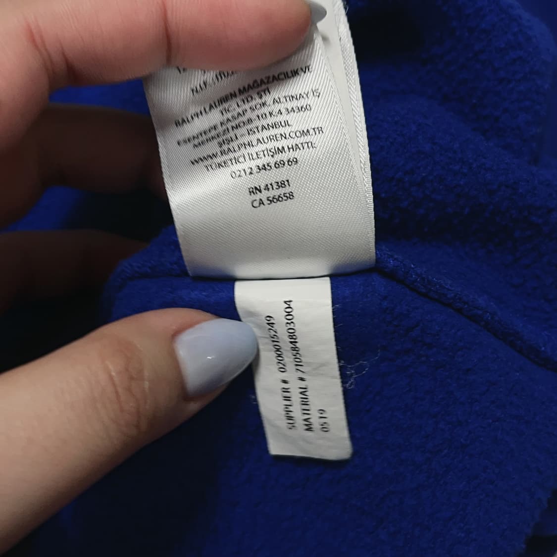 [정품] 폴로 블루 / 블랙포니 기모 맨투맨 [ S ] 상품이미지7