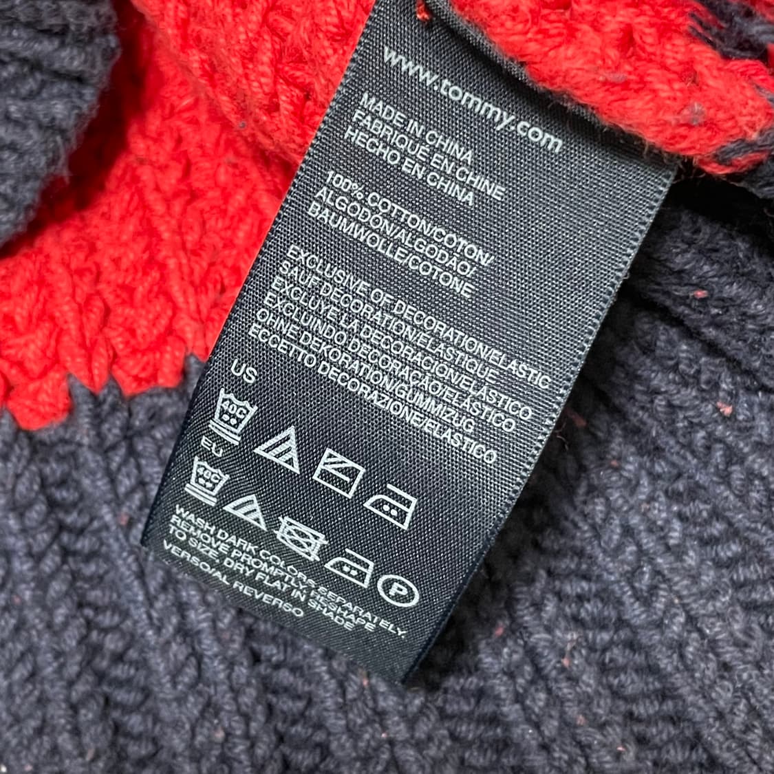 TOMMY HILFIGER 헤비코튼 크루넥 니트탑 상품이미지5