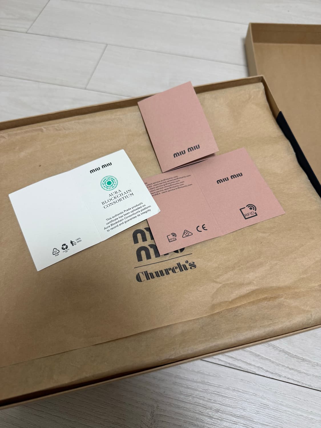 미우미우 처치스 브로그 39 / 10분 착용 상품이미지4