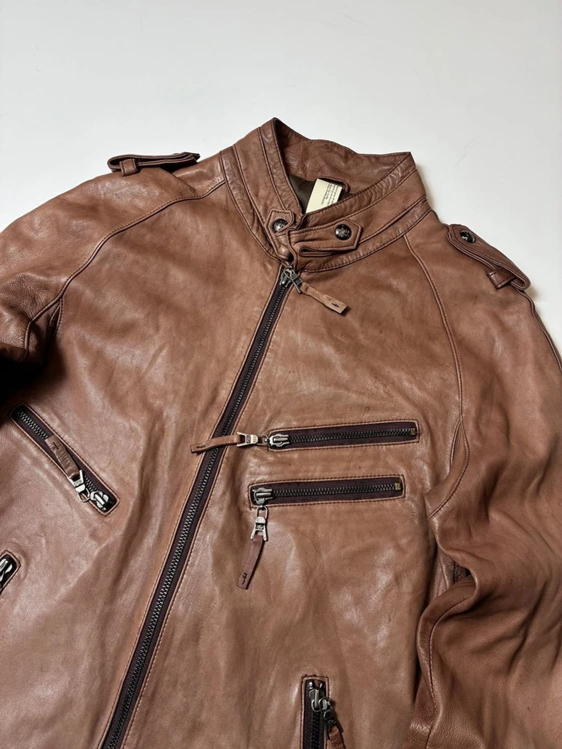 Selectede 00's 해체주의 양가죽 자켓 PN8676 상품이미지2