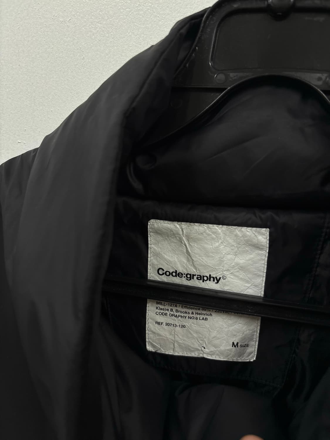 코드그라피 패딩 상품이미지5