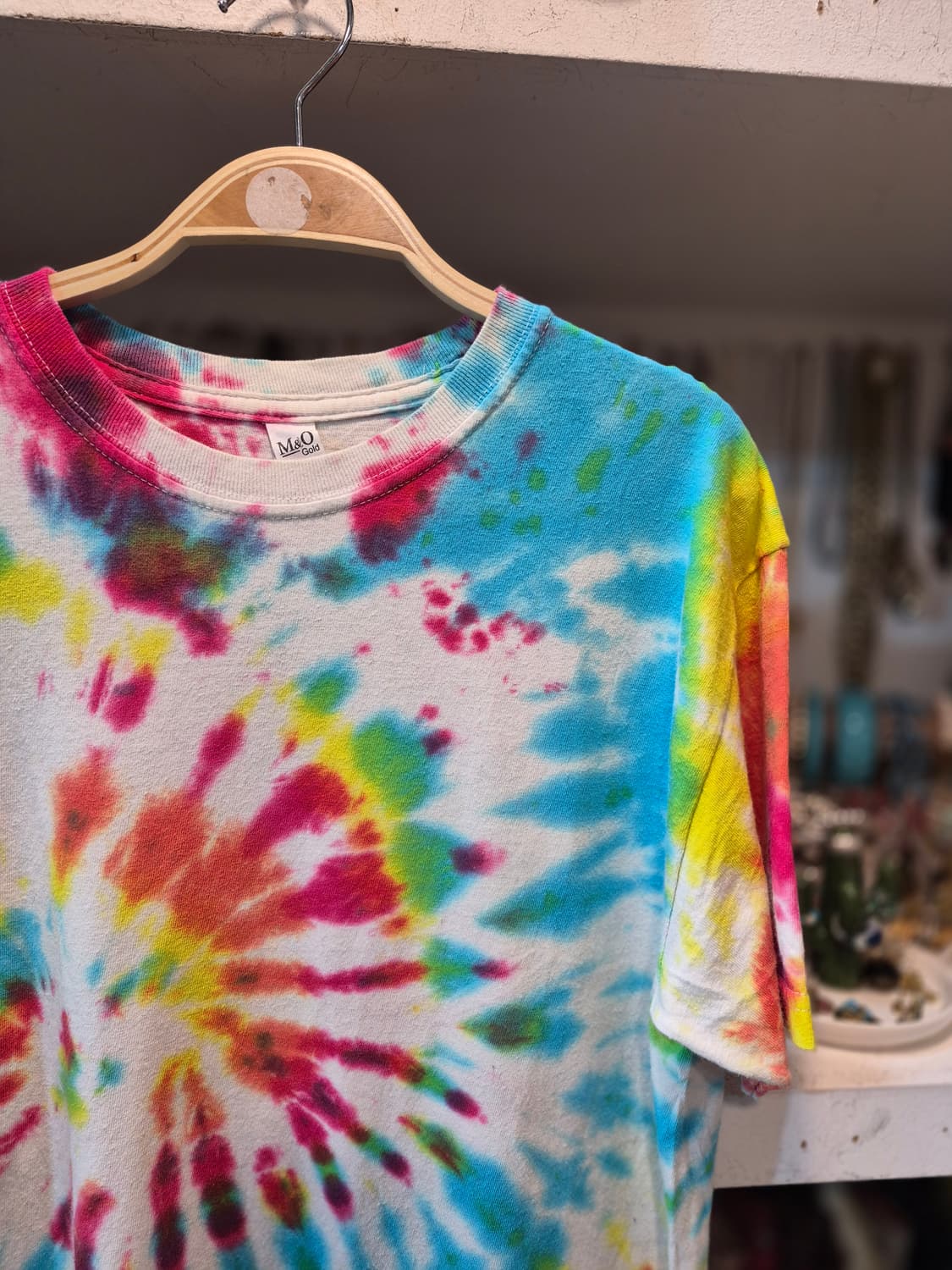 M&O 스피럴 염색 반팔 티셔츠 상품이미지5