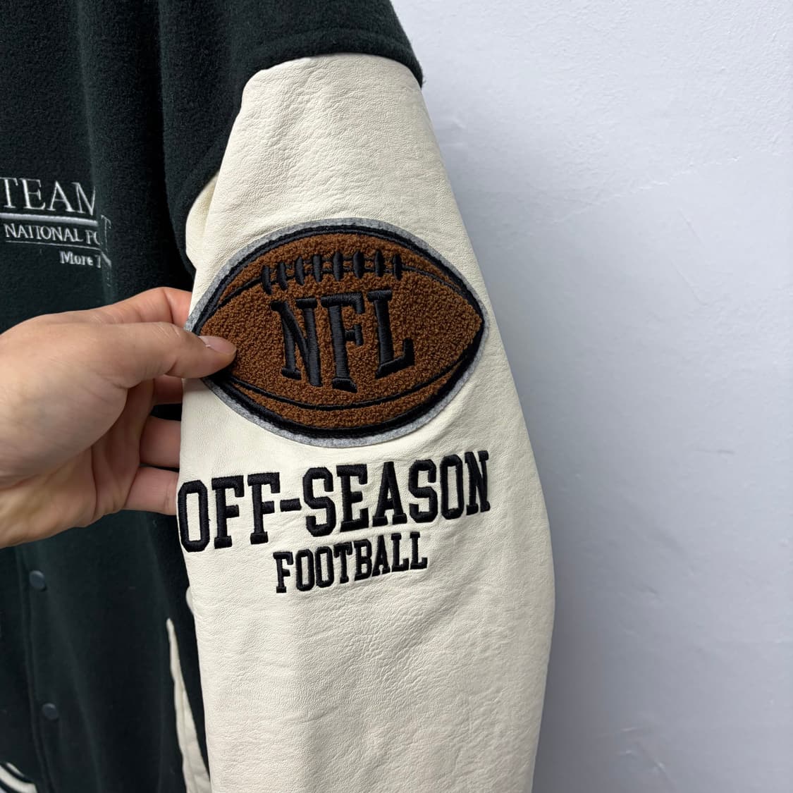 NFL 울 레더 바시티 상품이미지5