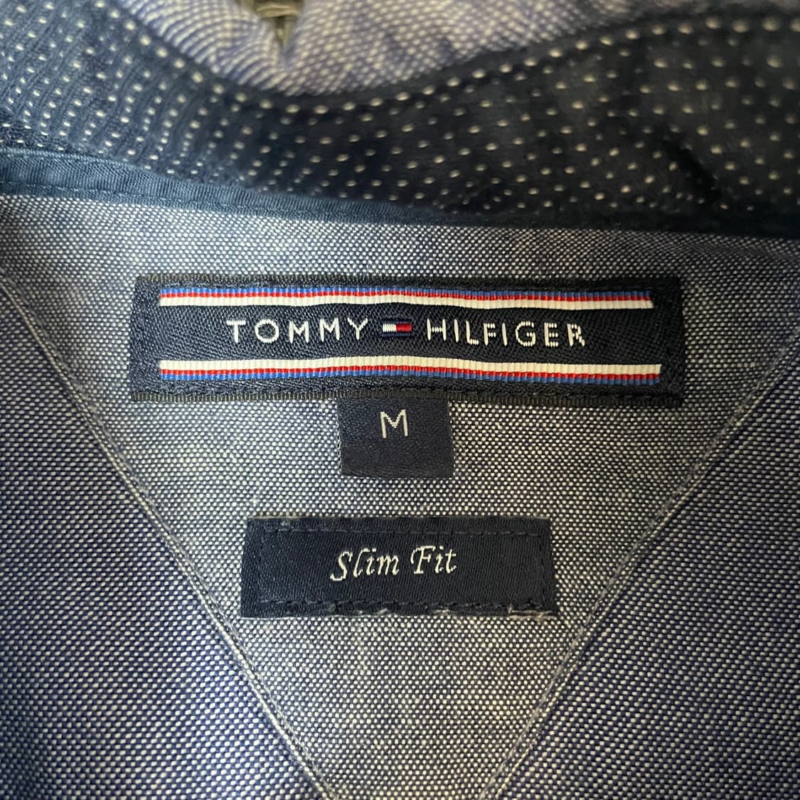 타미힐피거 버드 자수 긴팔 셔츠 M 상품이미지4