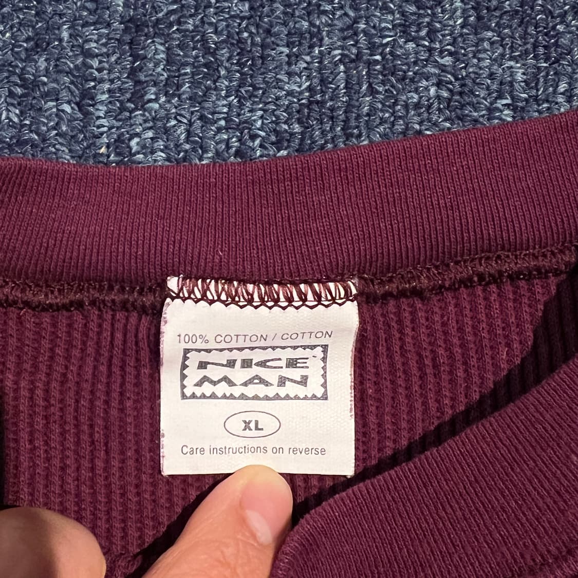 빈티지 90s R.E.M. Monster 와플 롱슬리브 티셔츠 상품이미지5