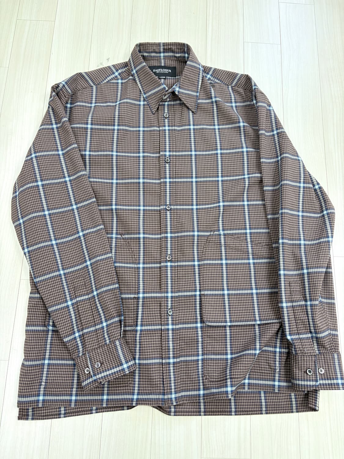 이스트로그 체크 셔츠 자켓 상품이미지1