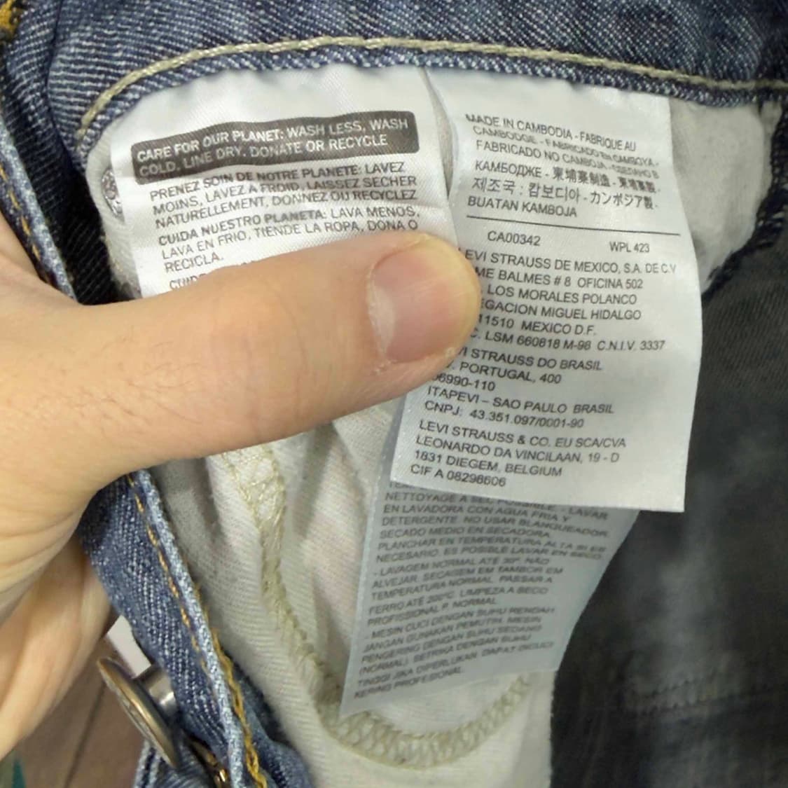 리바이스 569 데님팬츠 W34 L30 상품이미지5