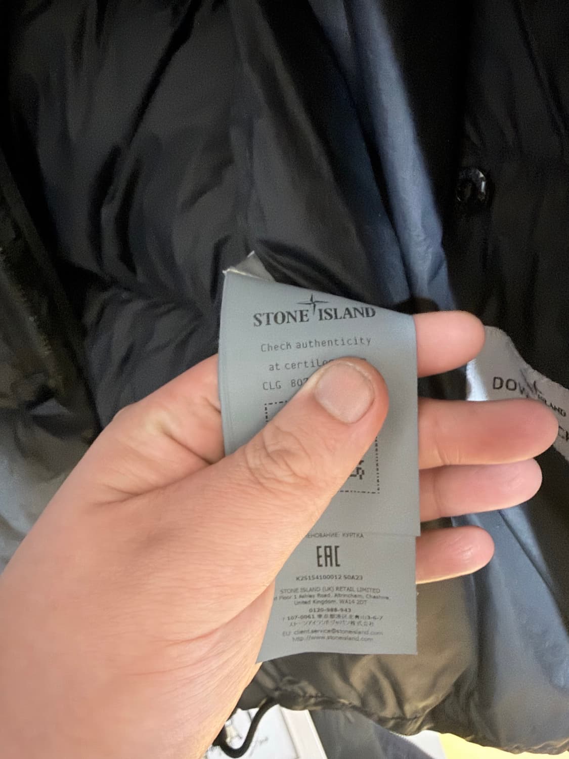 스톤아일랜드 크링클랩스 후드패딩 상품이미지4