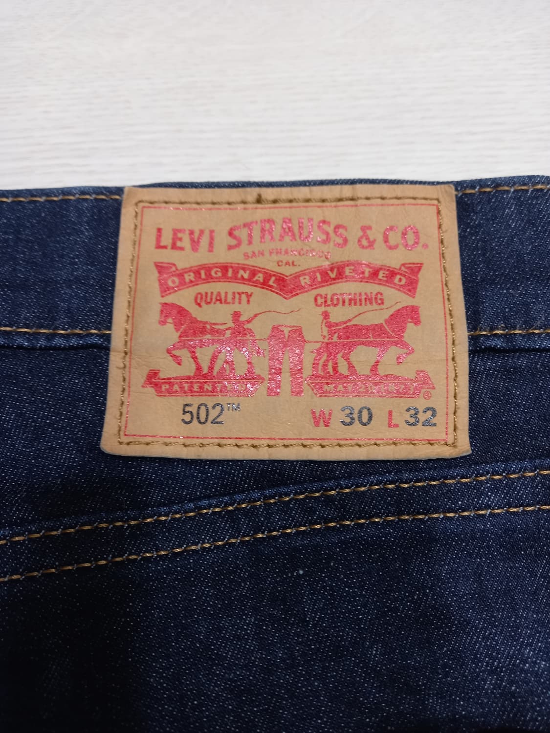 31  리바이스502 스판 슬림일자진 진청 31-476 상품이미지5