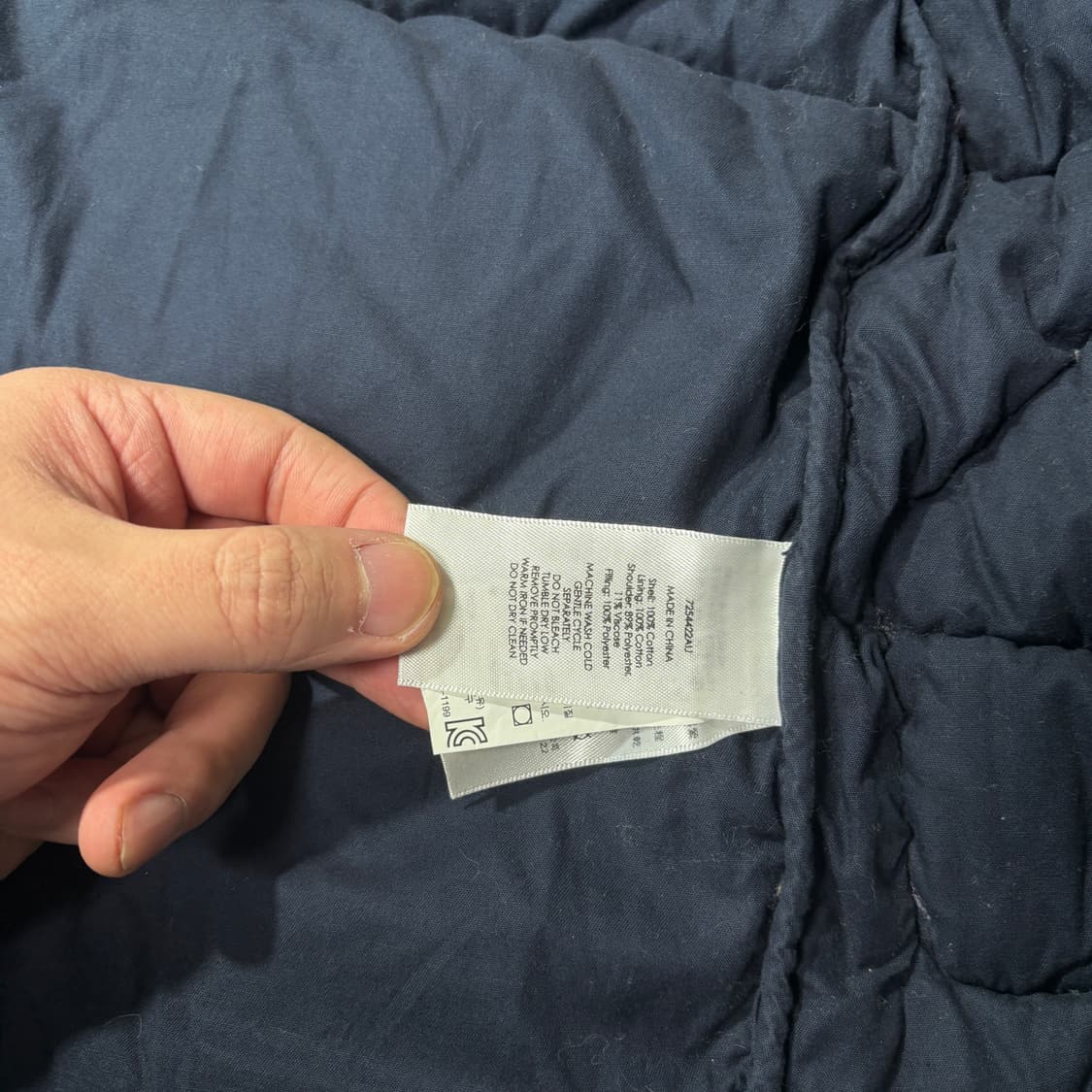 폴로 데님 앤 서플라이 패딩 베스트 (XS) 상품이미지4