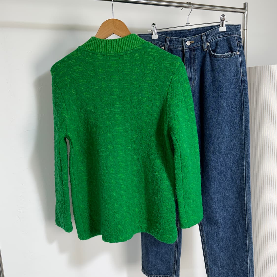 [M] 베네통 울 지퍼가디건 상품이미지2