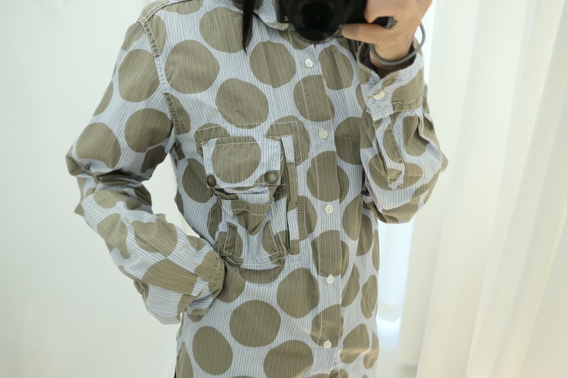 Dot cargo pocket shirt 상품이미지3