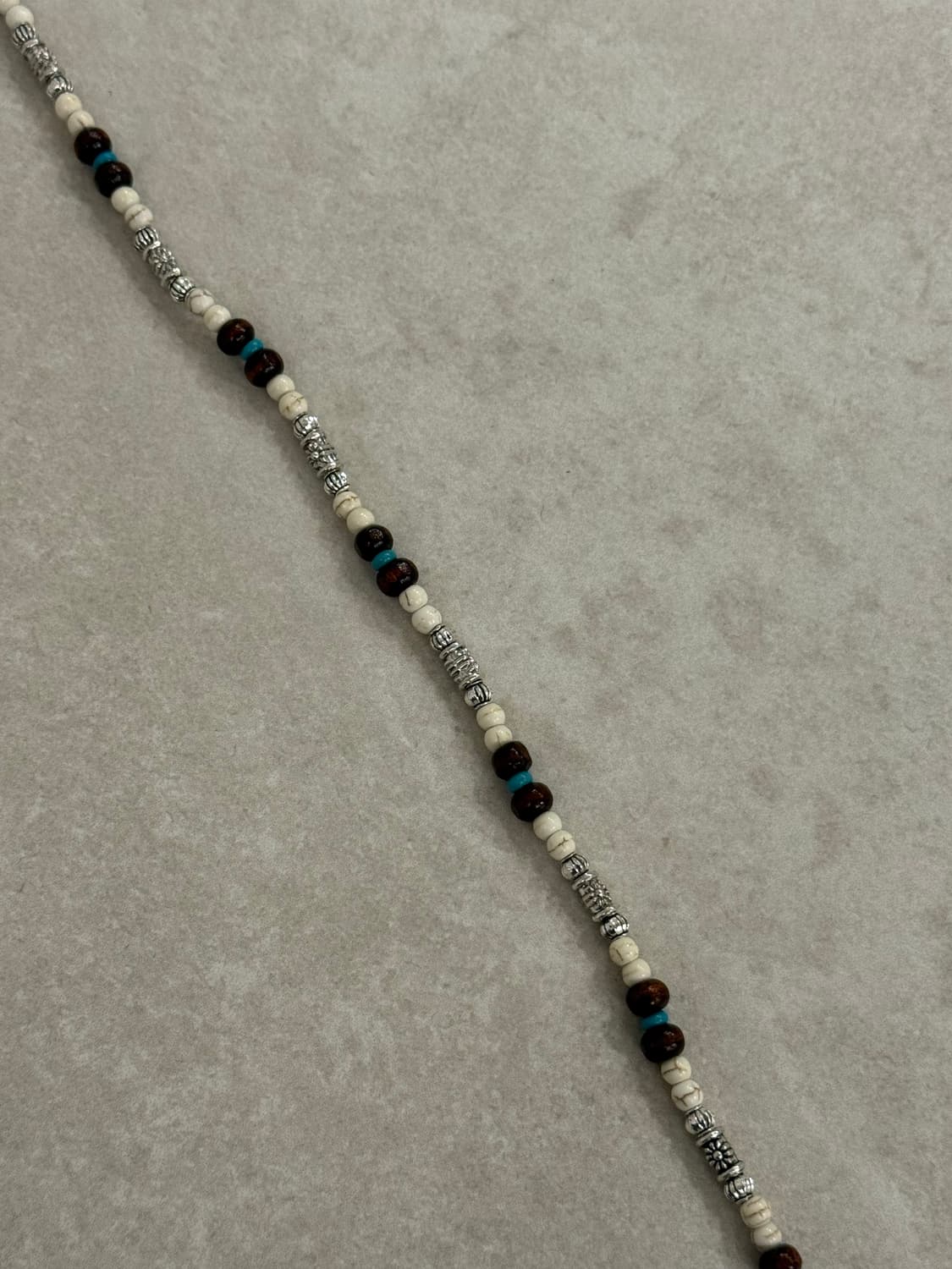 산호레진 호두나무 터키포인트 레이어드 목걸이 상품이미지2