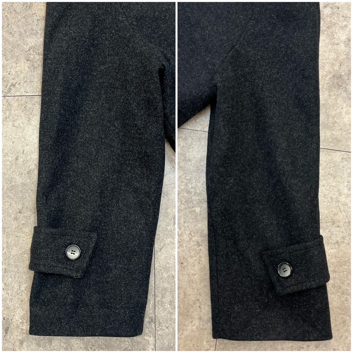 파블로 더블 롱코트 차콜 L #csz3036 상품이미지9