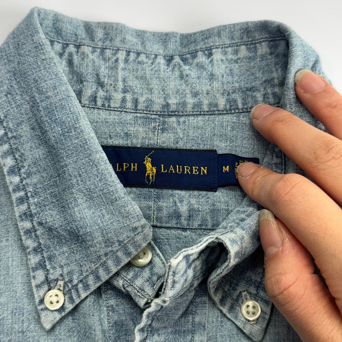 Polo 폴로 멀티 포니 데님 셔츠 상품이미지5