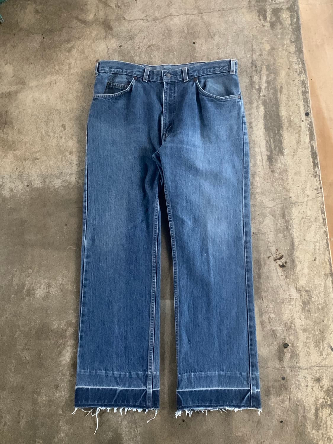 80s 리바이스 517 오렌지탭 데님팬츠 호주 생산 상품이미지1