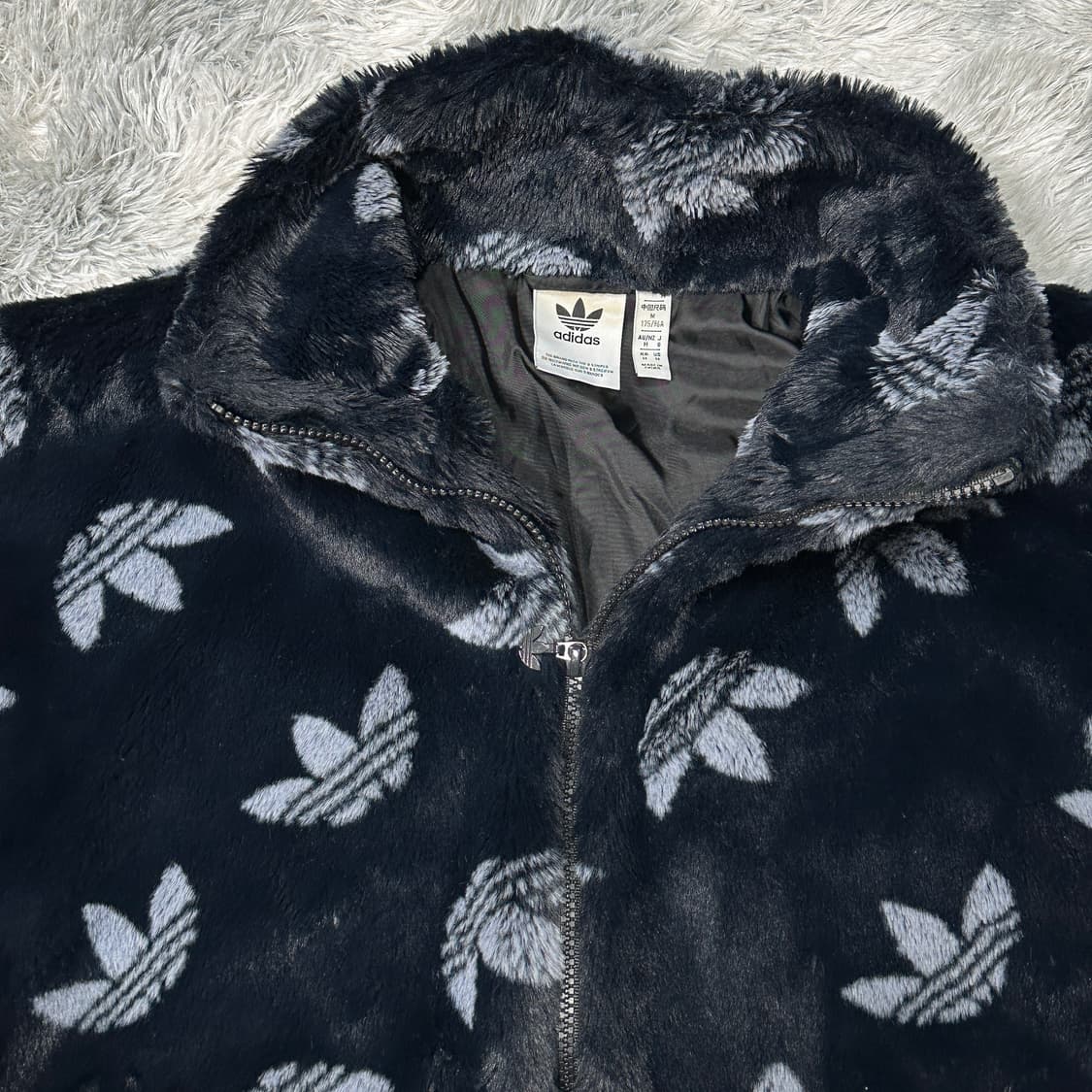 아디다스 모노그램 퍼 자켓 m 상품이미지2