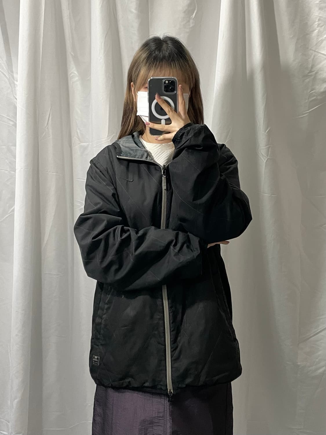 나이키 리버시블 후드 바람막이 XL 상품이미지3