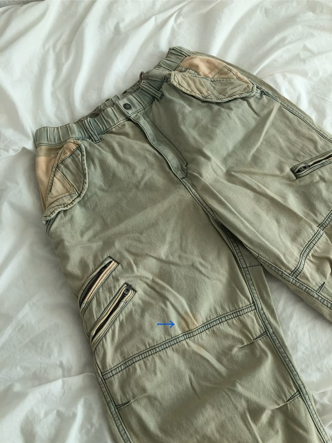 디스이즈네버댓 Crazy Multi Zip Pant-Tint 카고팬츠 상품이미지3