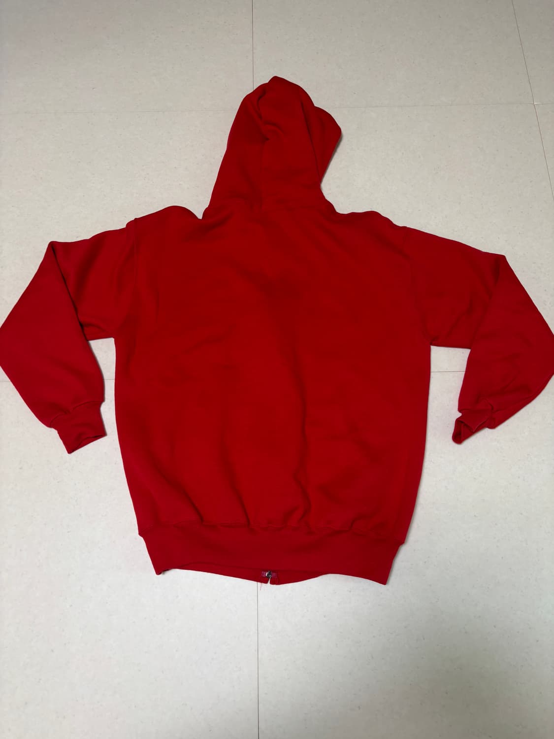 Usa 90s 러셀 애슬레틱 후드집업 레드 XL 상품이미지5