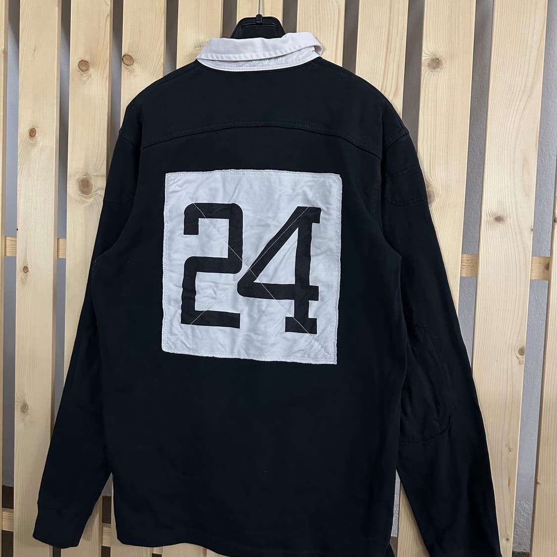 (M) 나이키 블랙 럭비티 카라티 상품이미지4