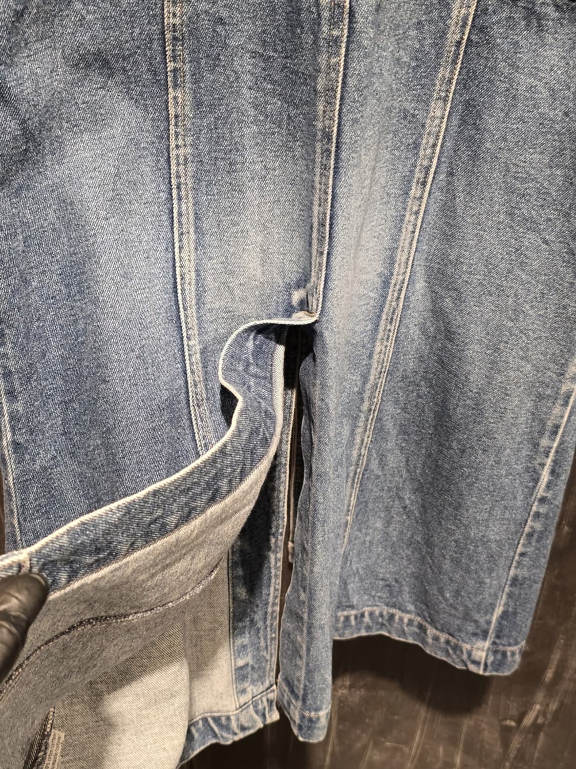 80s Cotton Long Denim Jacket 상품이미지7