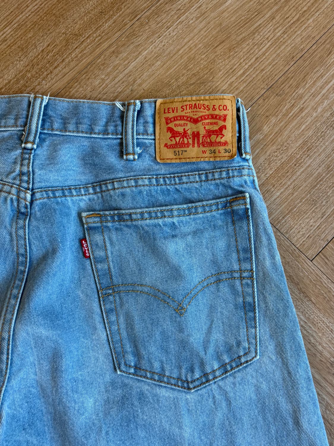 [34] 리바이스 517 부츠컷 데님 연청 상품이미지3