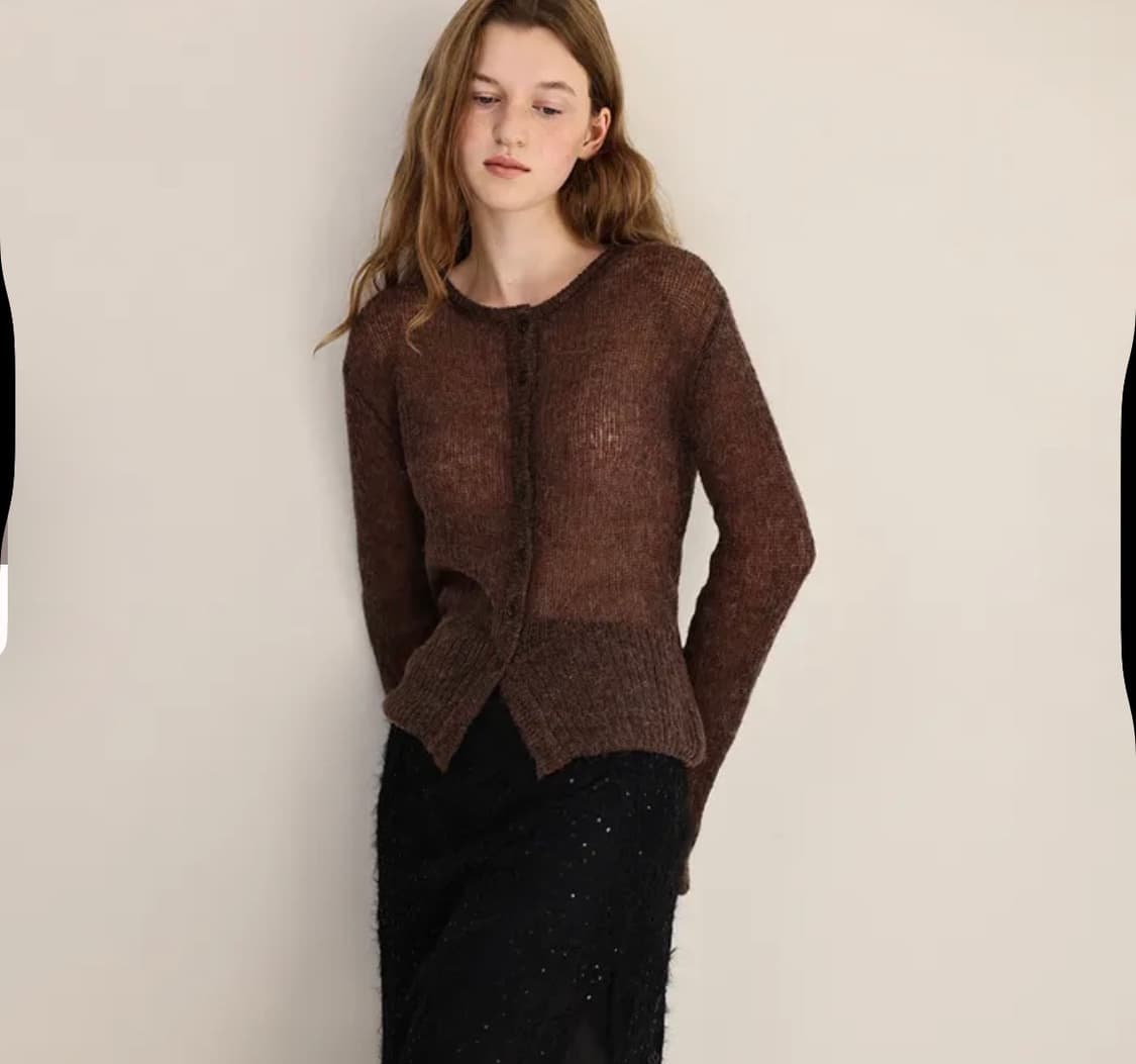 앤니즈 알파카 가디건 상품이미지1