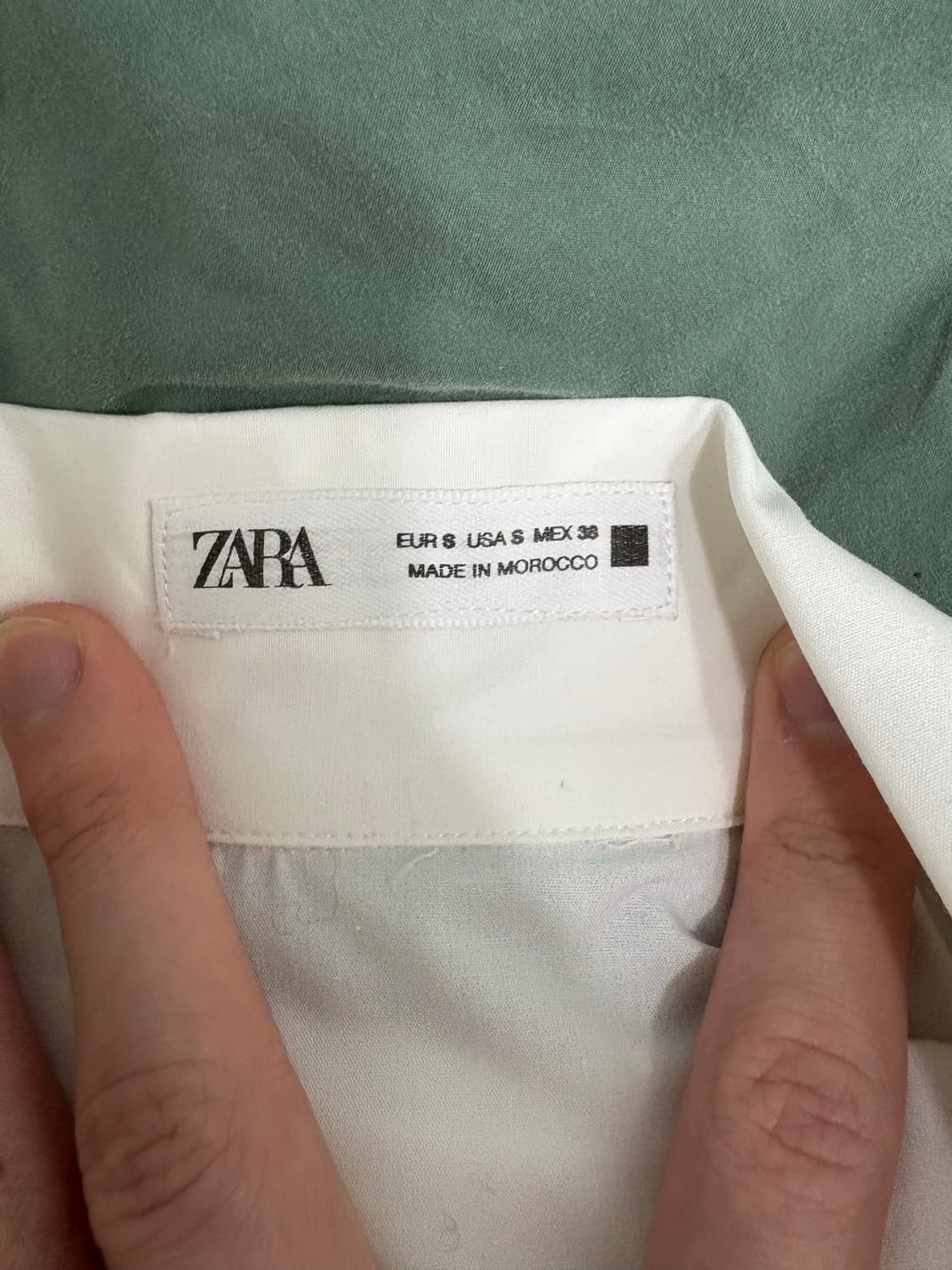 자라 릴랙스드 핏 리본 셔츠 상품이미지4