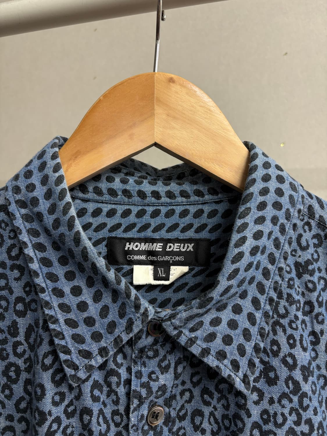 꼼데가르송 옴므 듀스 도트패턴 셔츠 상품이미지2