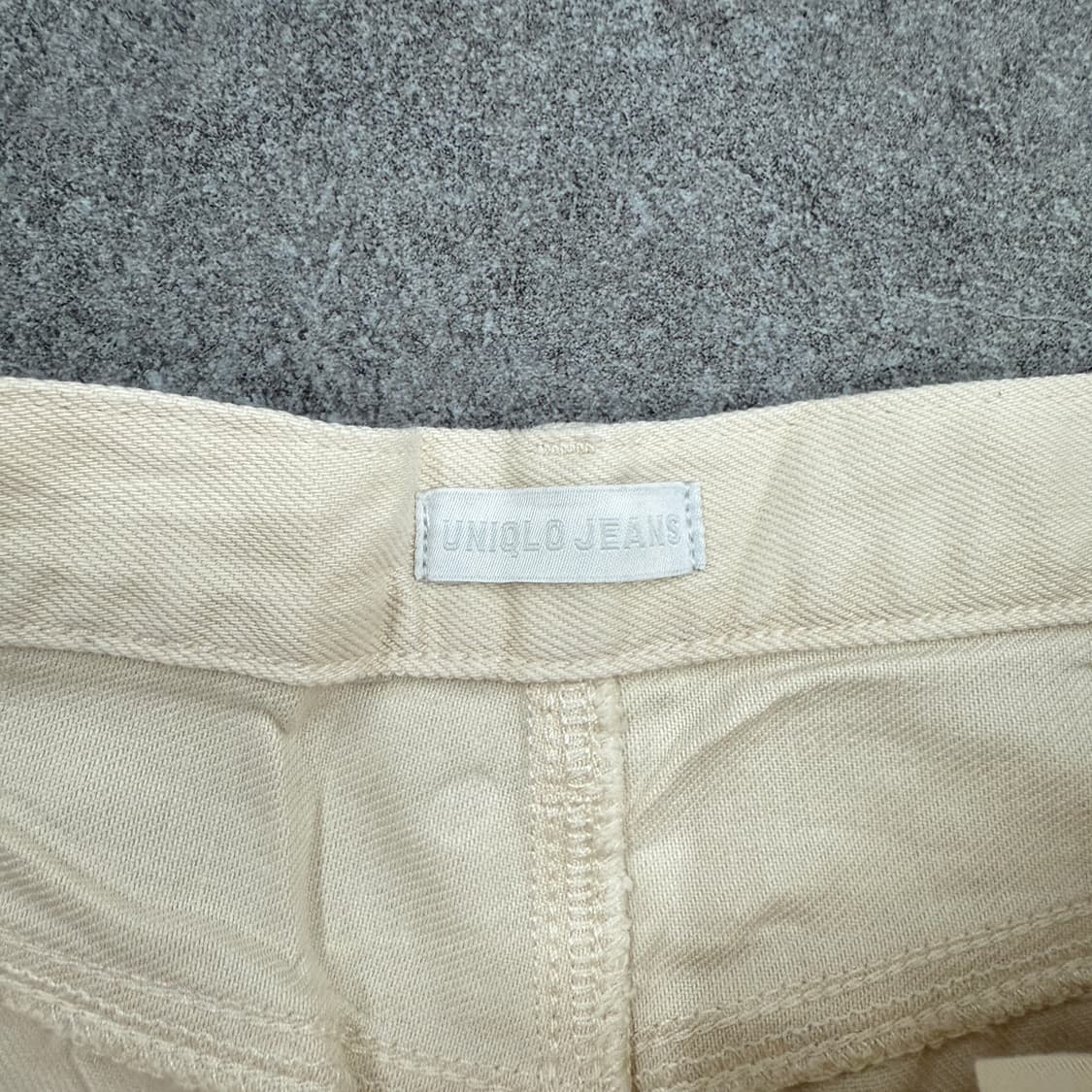 유니클로 베이지 남성 면바지 31인치 상품이미지5