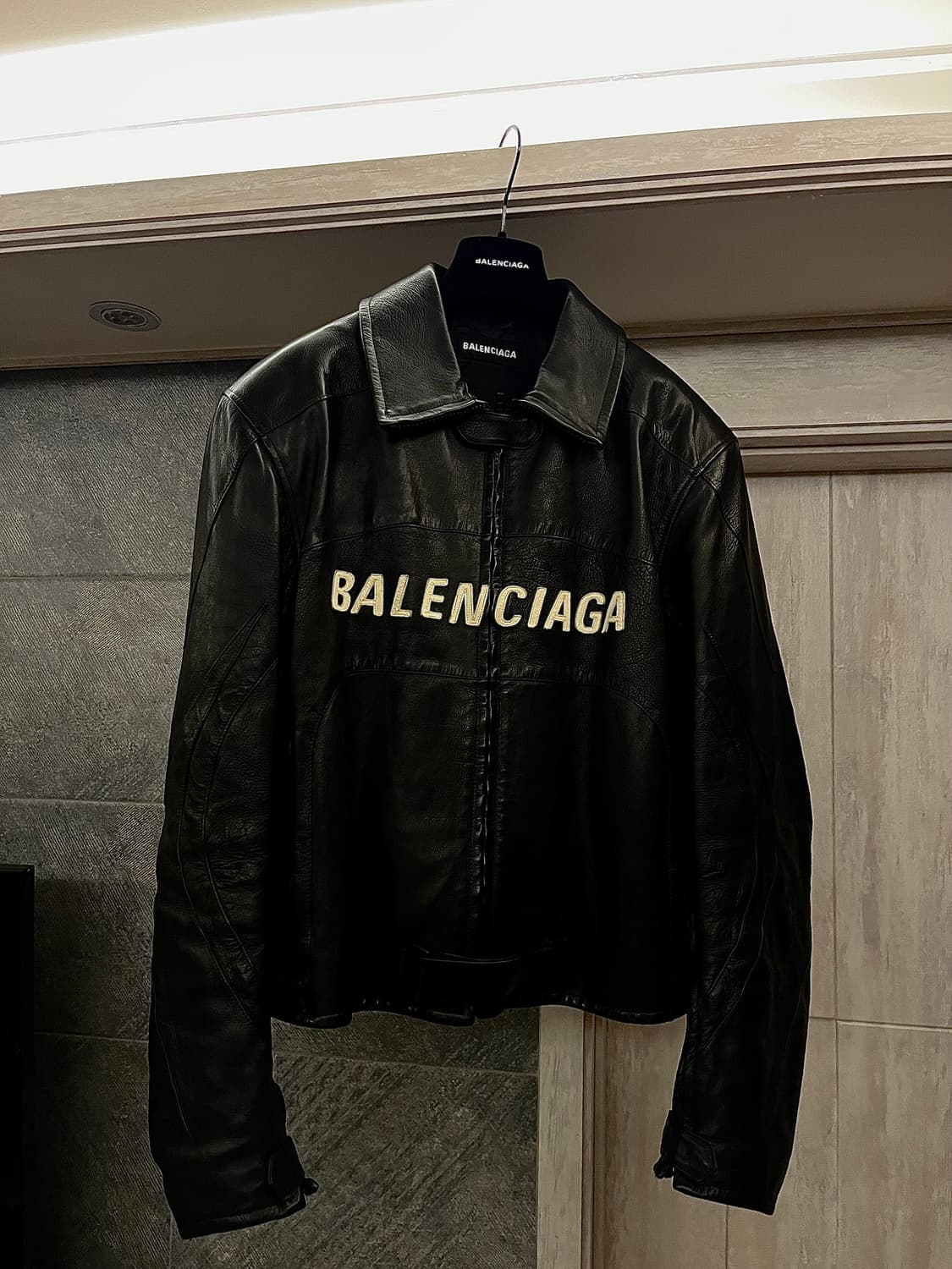 [50]발렌시아가 버팔로 레더 바이커 자켓 상품이미지2