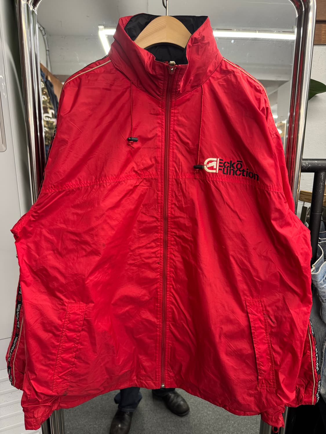 EcKo 빈티지 올드스쿨 바람막이 상품이미지1