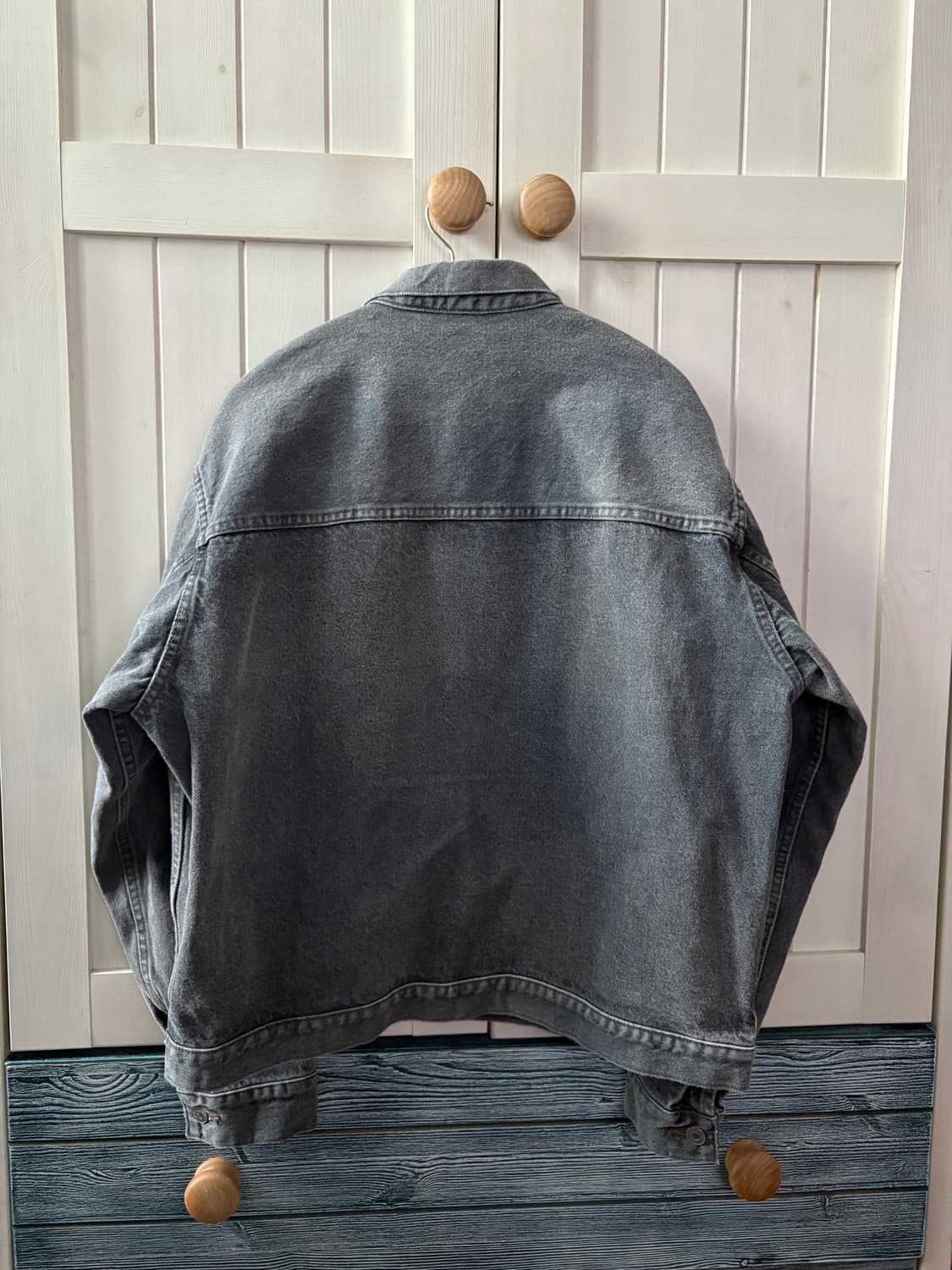 아프레쎄 타입 원 데님 자켓 그레이 46사이즈 상품이미지5
