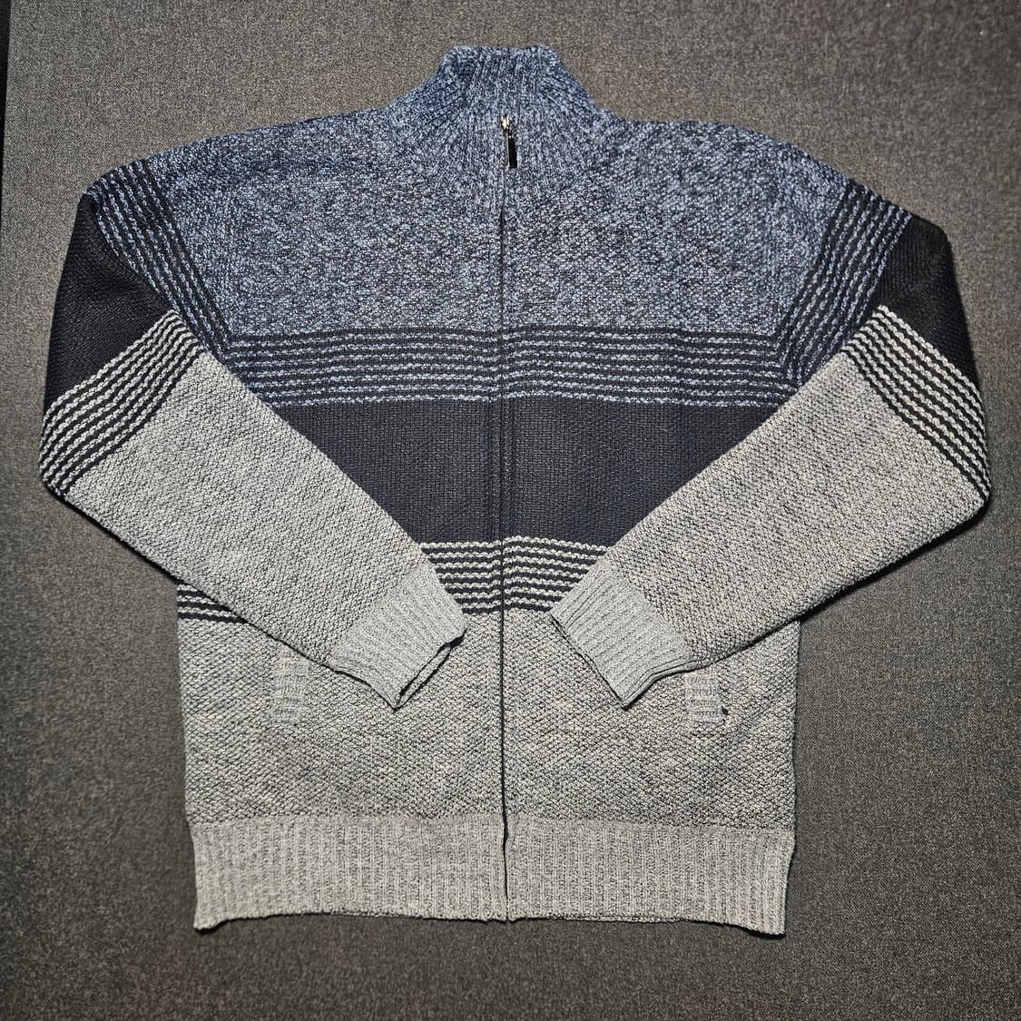 잭필드 남성 기모 집업니트 스웨터 105 상품이미지1