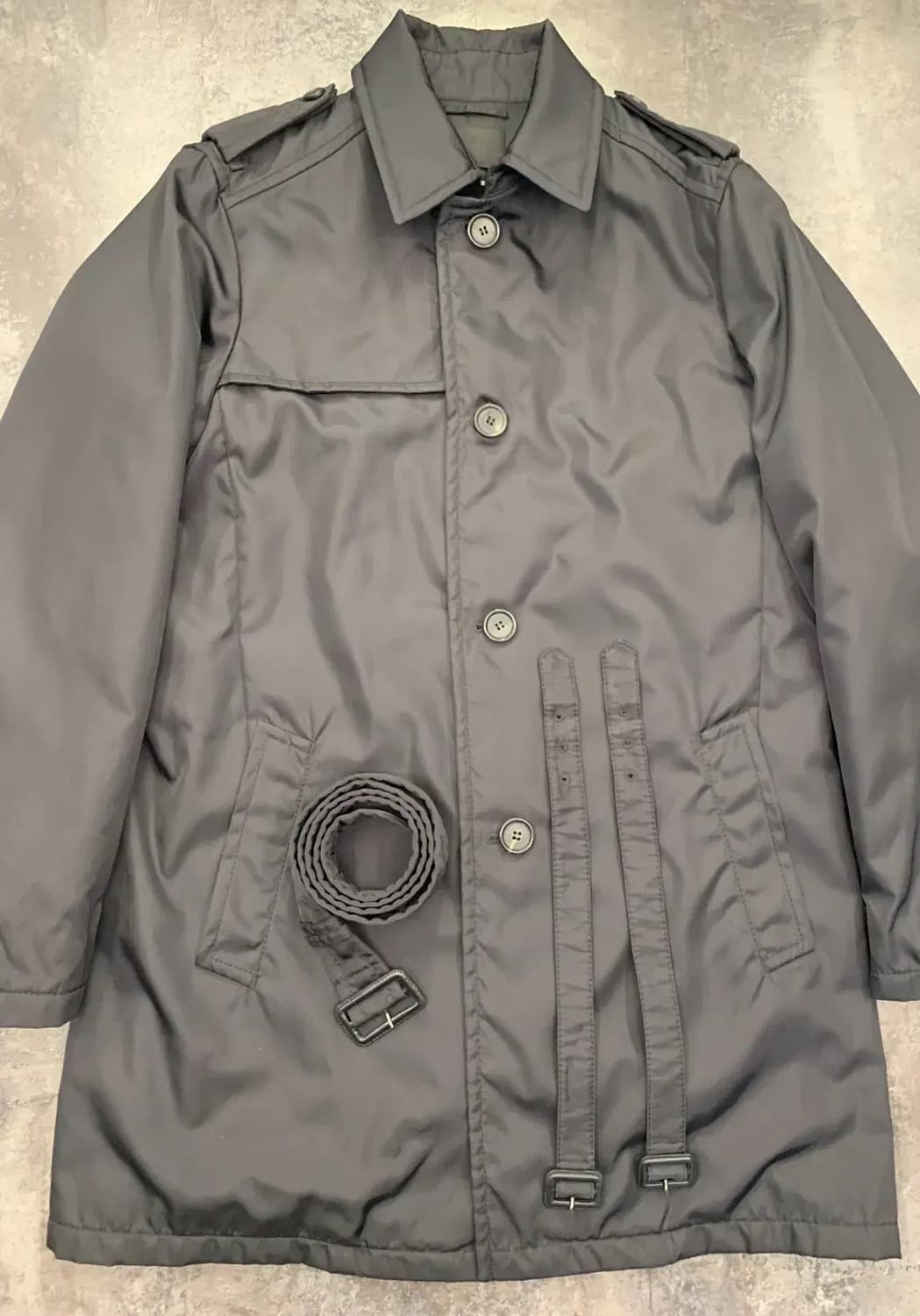 PRADA 프라다 패디드 트렌치 코트(나일론/충전재)52 사이즈 상품이미지4