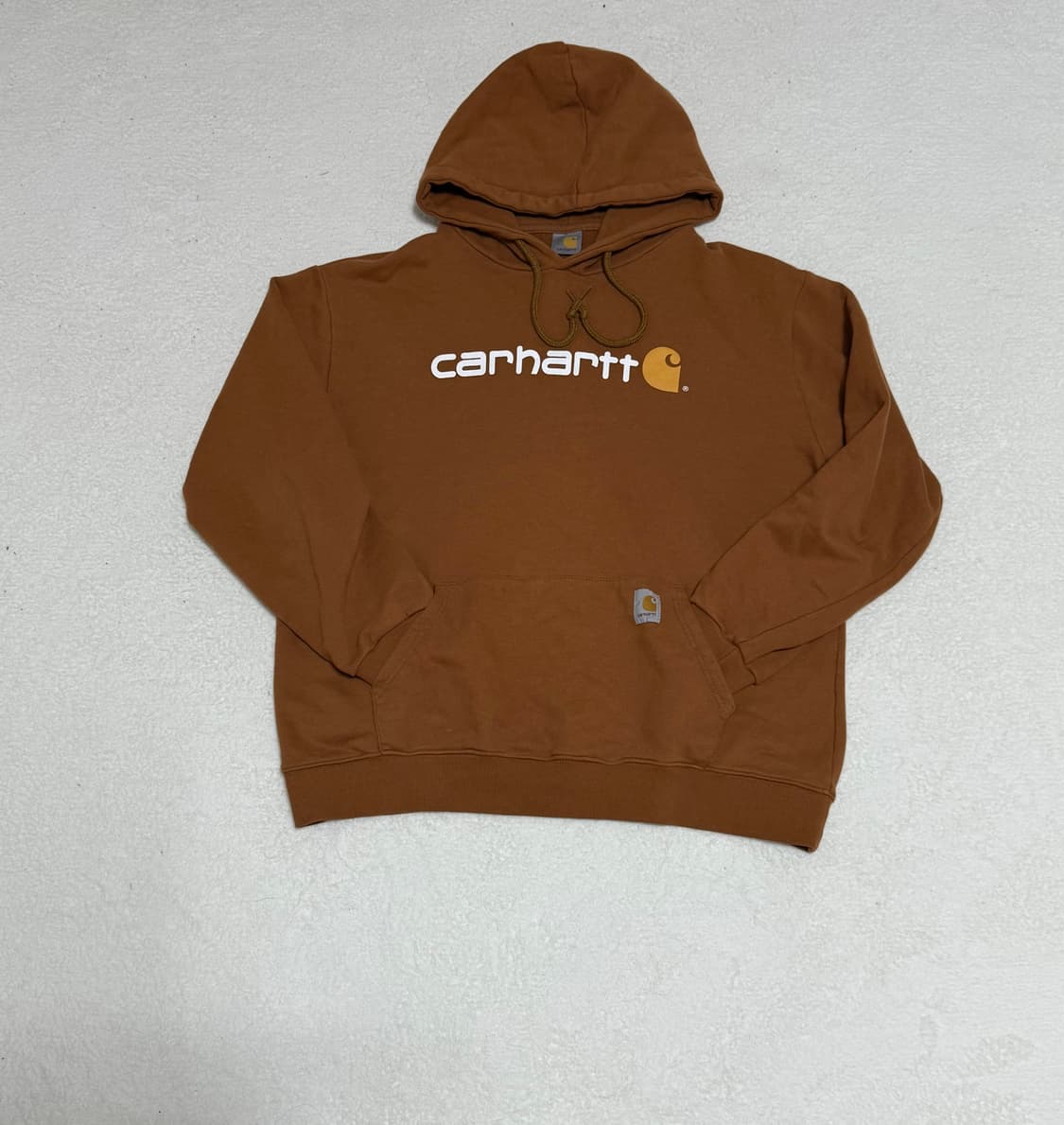 칼하트 브라운 후드티 상품이미지1