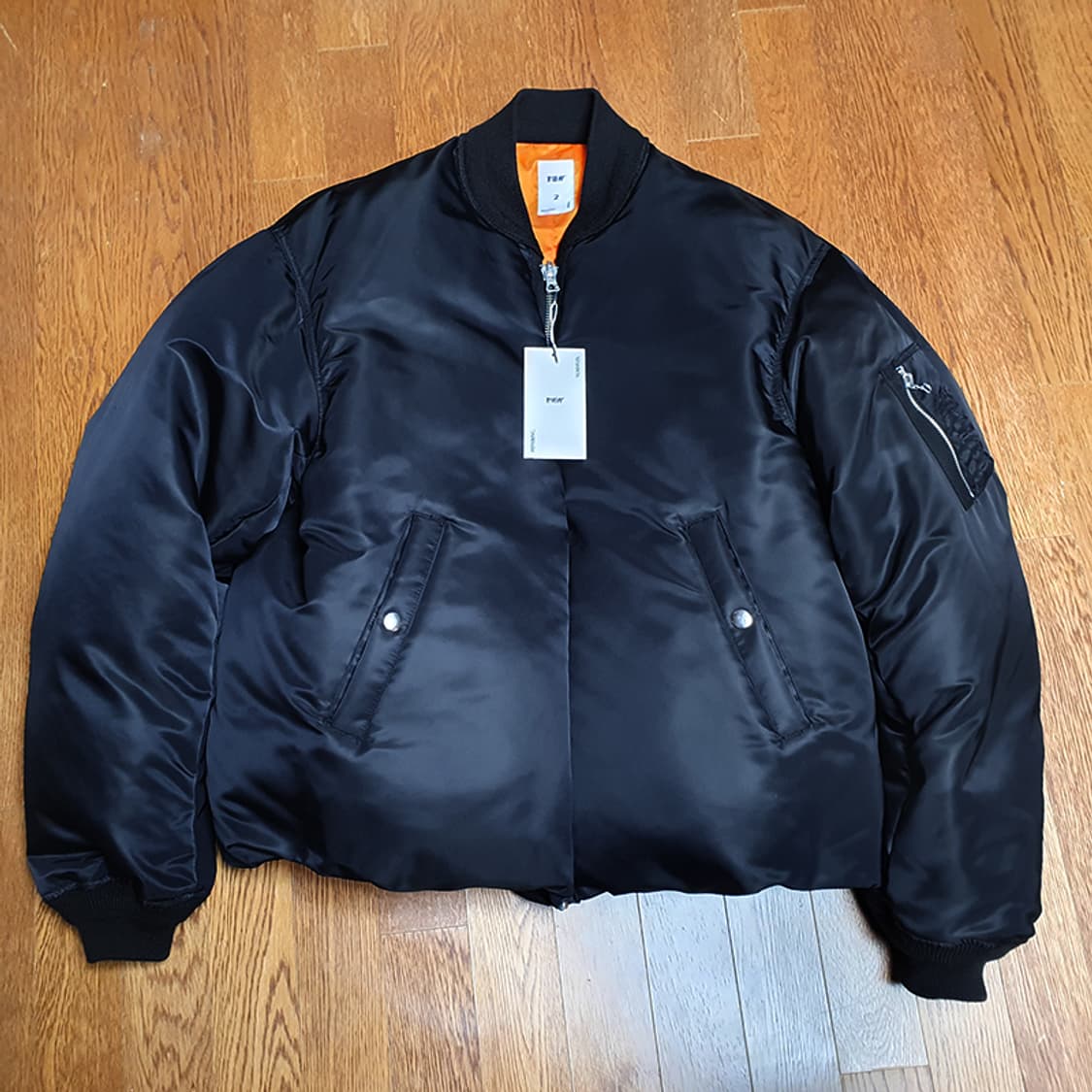 [2] 블라인드파일즈 밀플라이트 다운 파카 블랙 2사이즈 새제품 상품이미지2