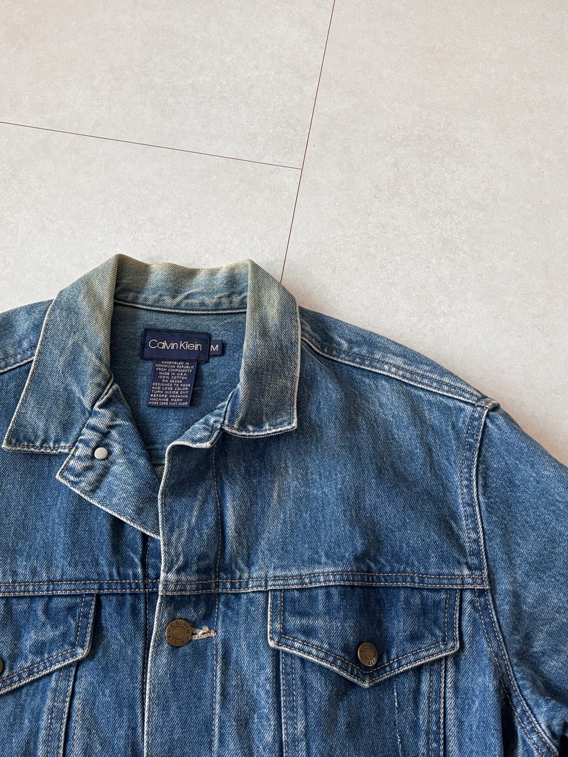 Calvin Klein 90s Vintage Denim Jacket  상품이미지3