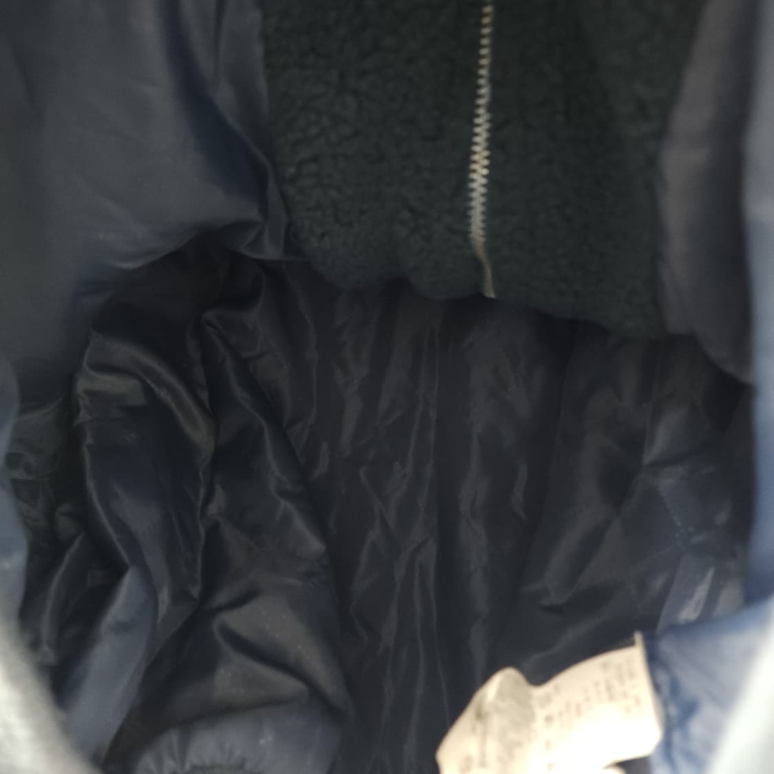 여 M~/ LAP / 딥블루 뽀글이 집업 상품이미지6