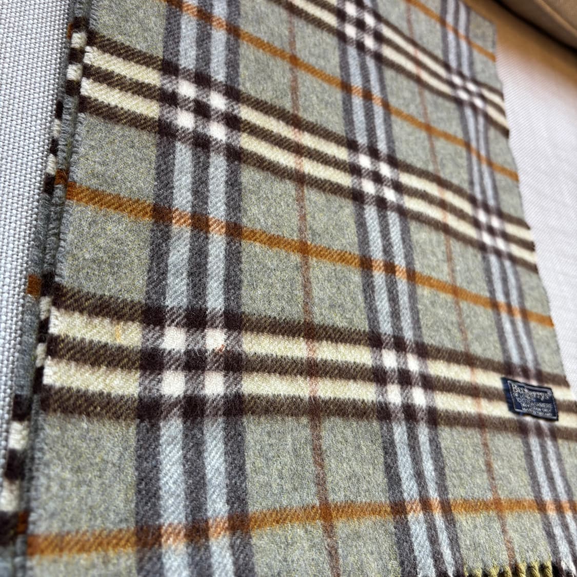 [정품] Burberrys 버버리 캐시미어 100% 노바체크 머플러 상품이미지9