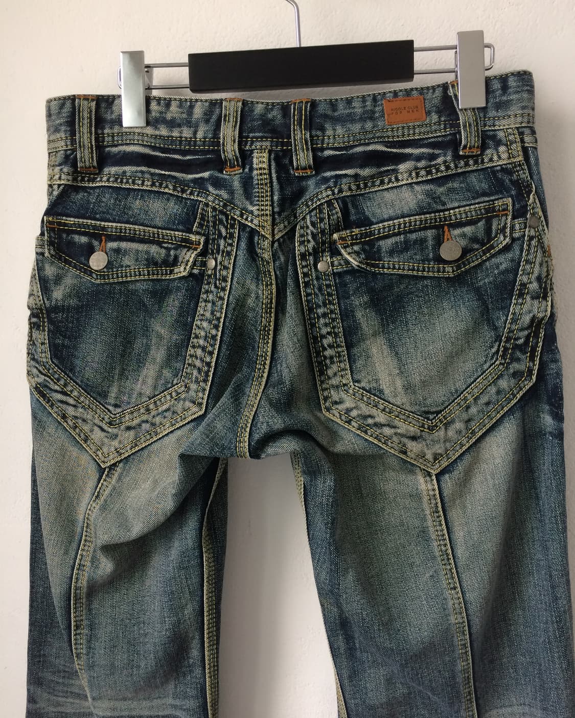Line detail washing denim pants 상품이미지5