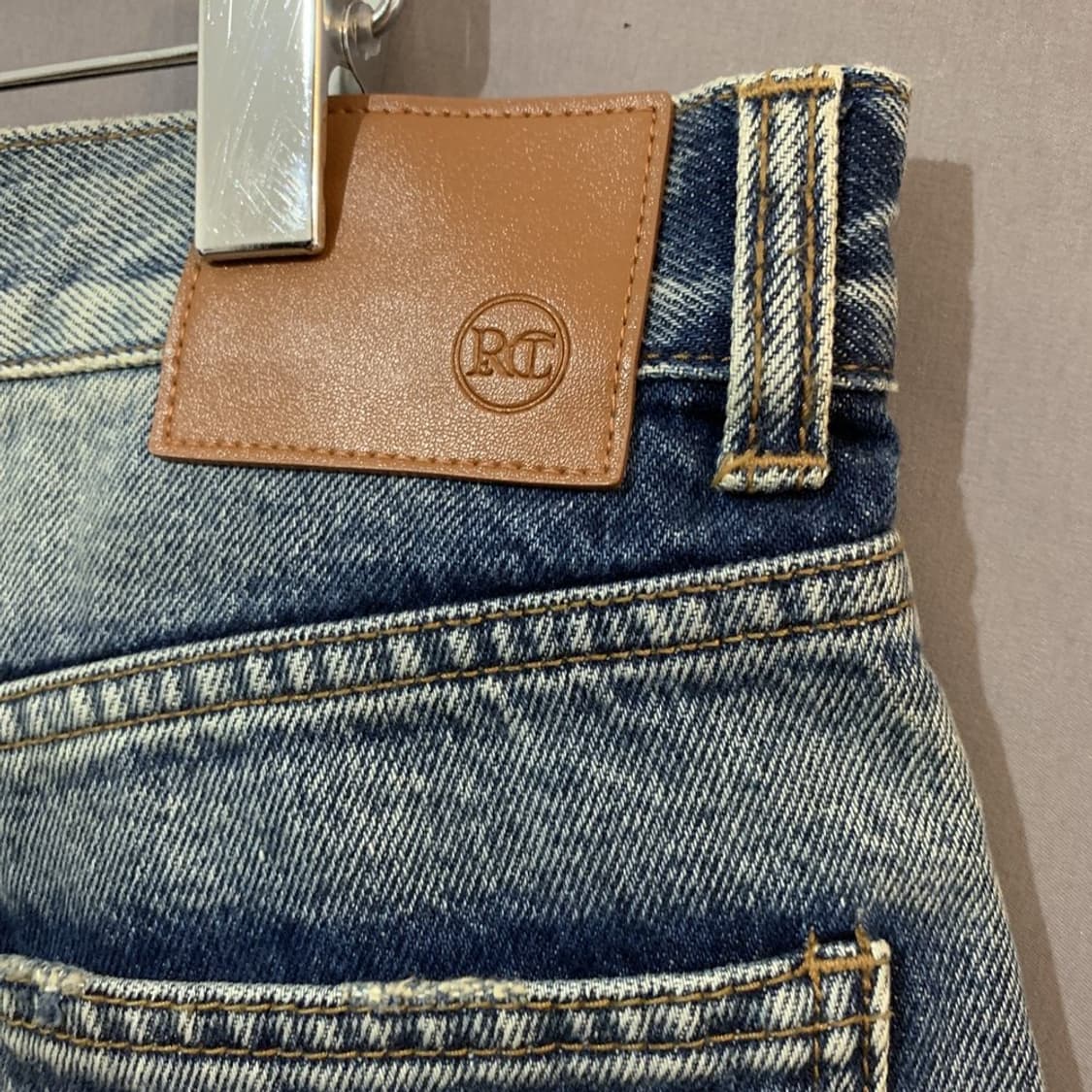 새상품 S RECTO 렉토 디스트로이드 루즈핏 데님 청바지 상품이미지4