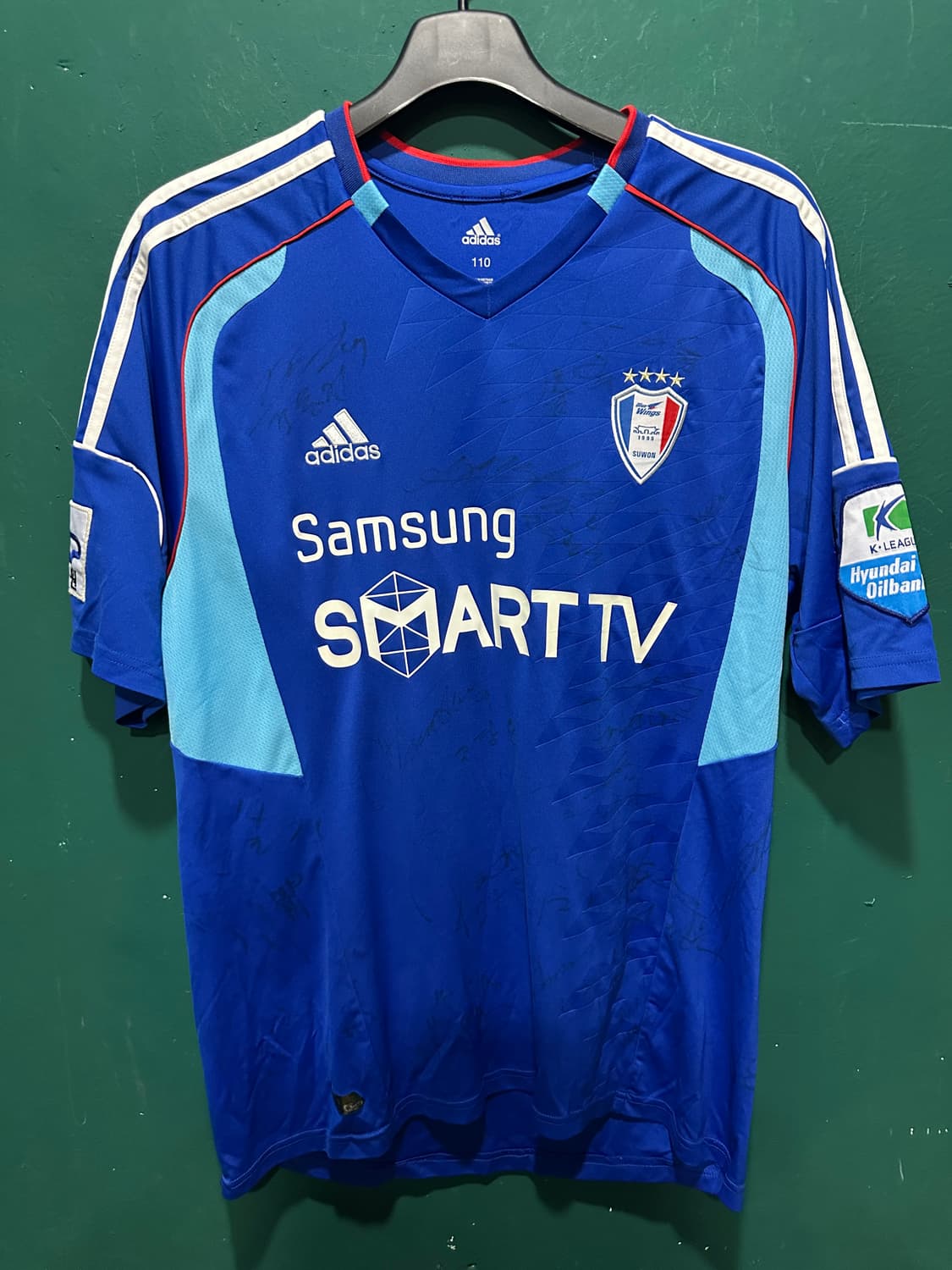 아디다스 수원삼성 싸인 오범석 유니폼110 상품이미지1