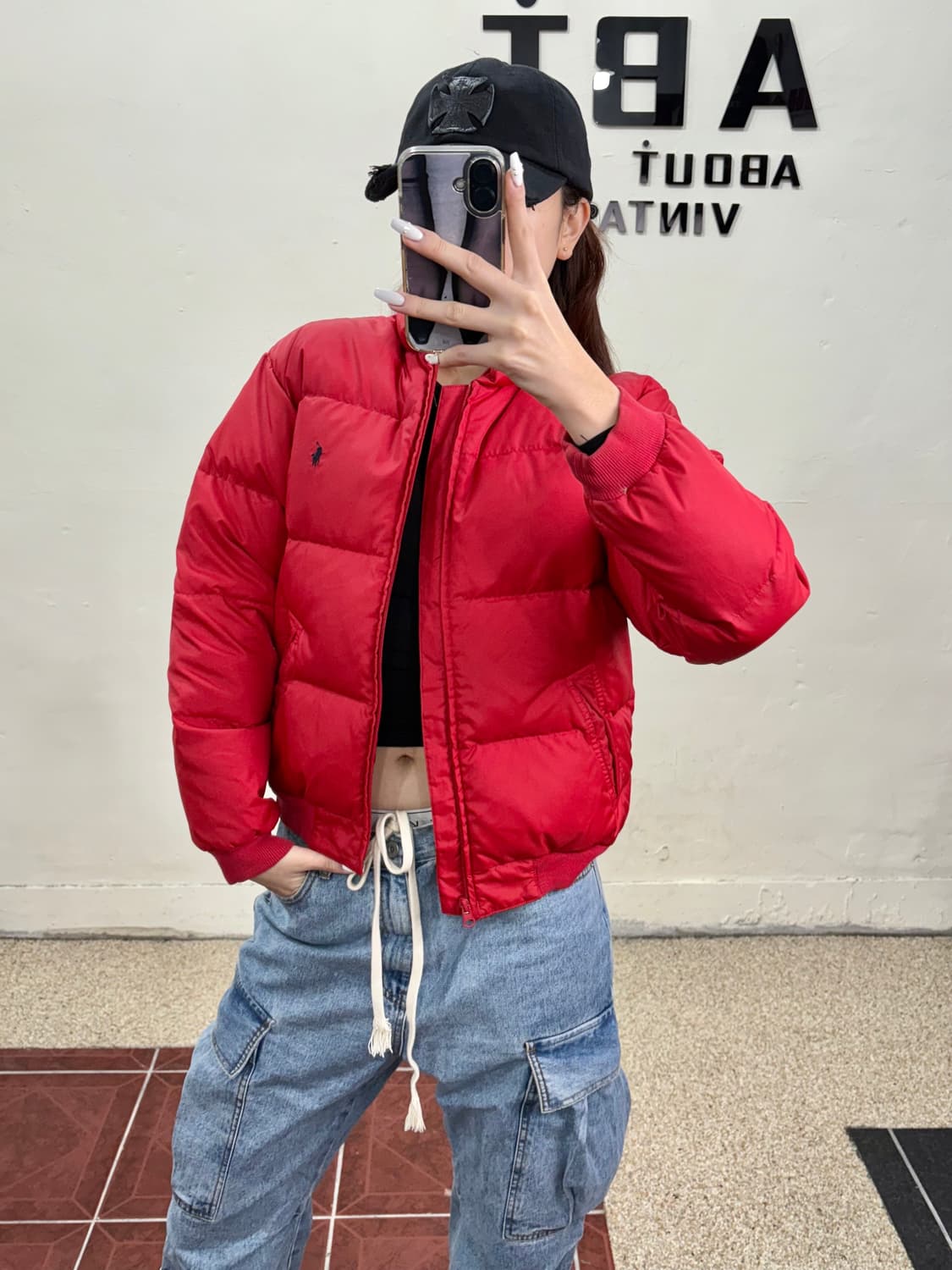 폴로 다운 패딩 상품이미지2